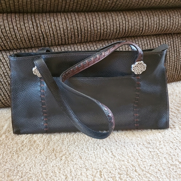 *Sale * Brighton brown leather handbag - Picture 2 of 8